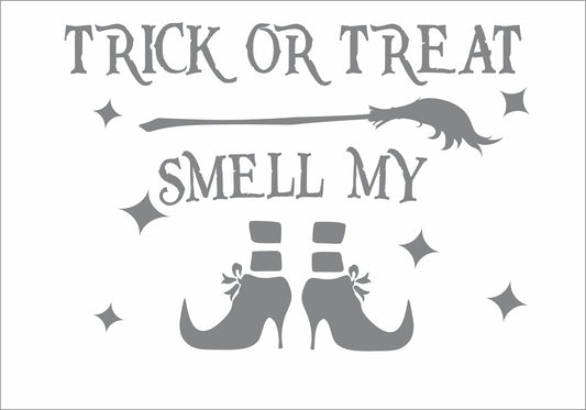 Halloween Stencils, Paint Trick or Treat Signs, Trick or Treat, DIY Halloween Party Decor - Reusable 9 sizes - Superior Stencils