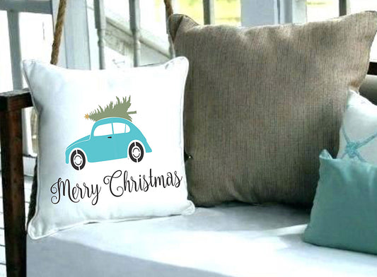 Merry Christmas Sign Stencil, VW Volkswagon, Paint Christmas Signs - Superior Stencils