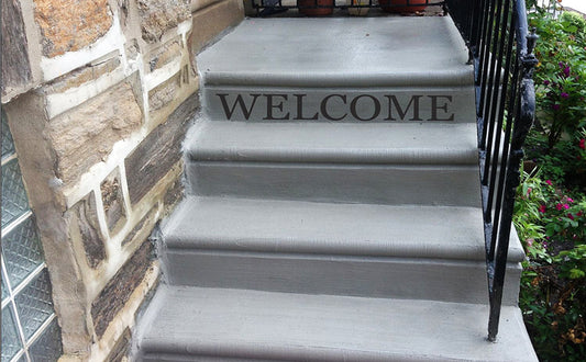 WELCOME STENCIL - Create a WELCOME SIGN Yourself - Porch Stencil