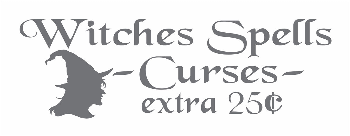 Halloween Stencils, Witches Spells, DIY Halloween
