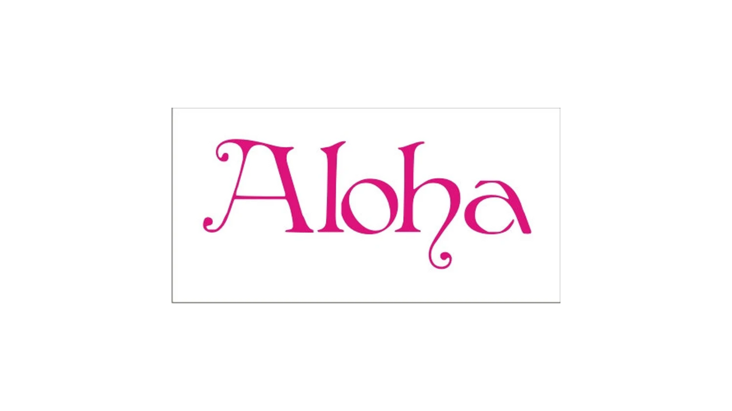 Aloha Stencil - Superior Stencils