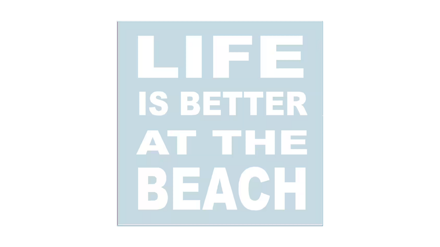 Life is Better at the Lake Stencil - Superior Stencils