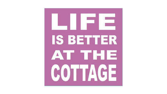 Life is Better at the Lake Stencil - Superior Stencils