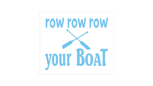 Row Row Row Your Boat Stencil - Superior Stencils