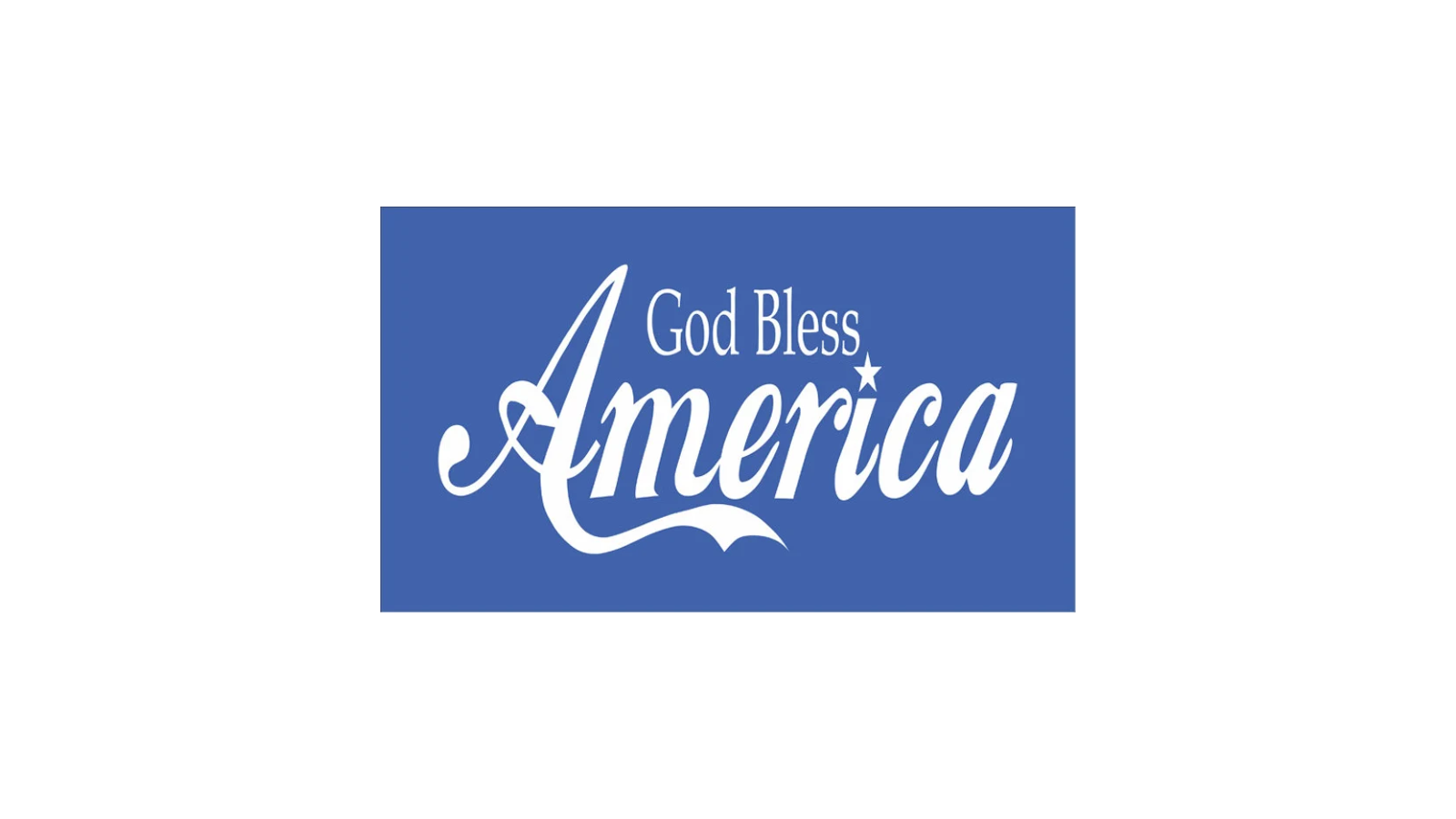 God Bless AMERICA Stencil - Superior Stencils