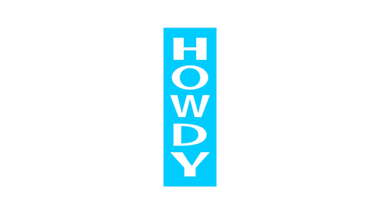 HOWDY Stencil - Superior Stencils