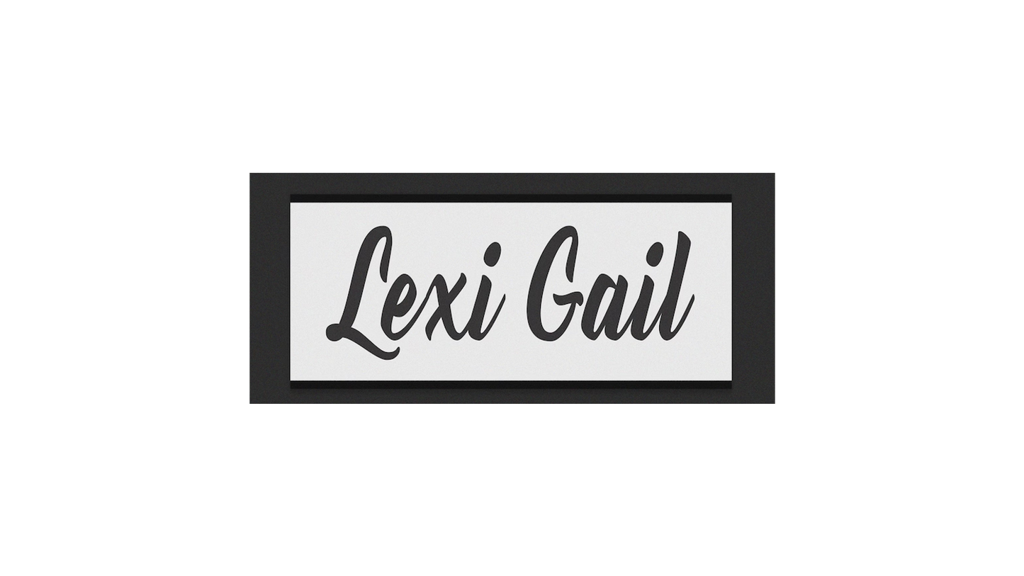 Custom Name Stencil - Custom Kitchen Stencil - Superior Stencils