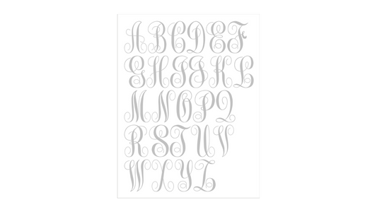 Custom Monogram Stencil - Create Wedding Signs or your Custom Monogram - Superior Stencils