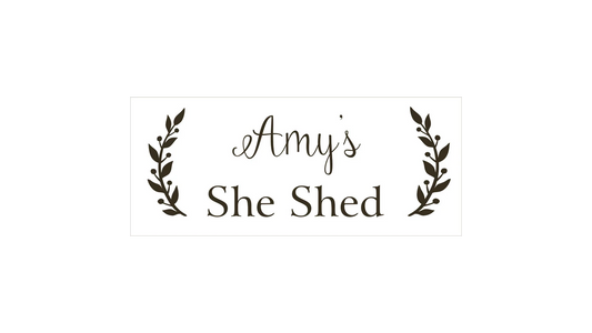 Custom She Shed Stencil - She Shed Sign - She Shed Stencil - Superior Stencils