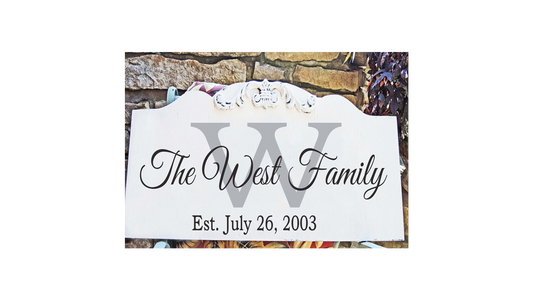 Custom Monogram Stencil-Create Custom Family Signs-Lake Signs-Wedding Signs - Superior Stencils