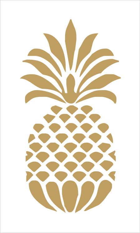 Pineapple Stencil - Wall Stencil - Create Beach Signs or Wall Art