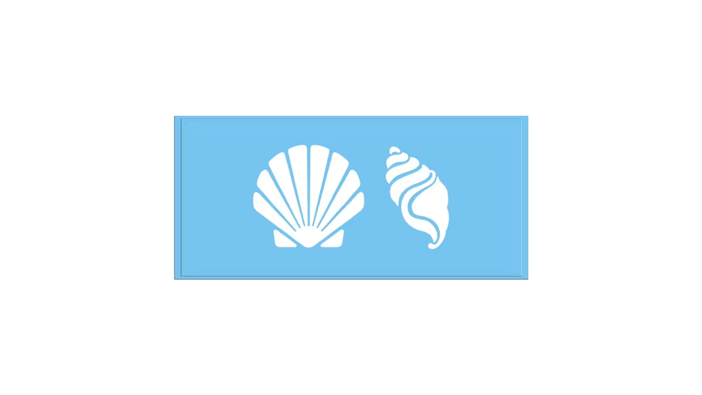 Sea Shells Stencil - Superior Stencils