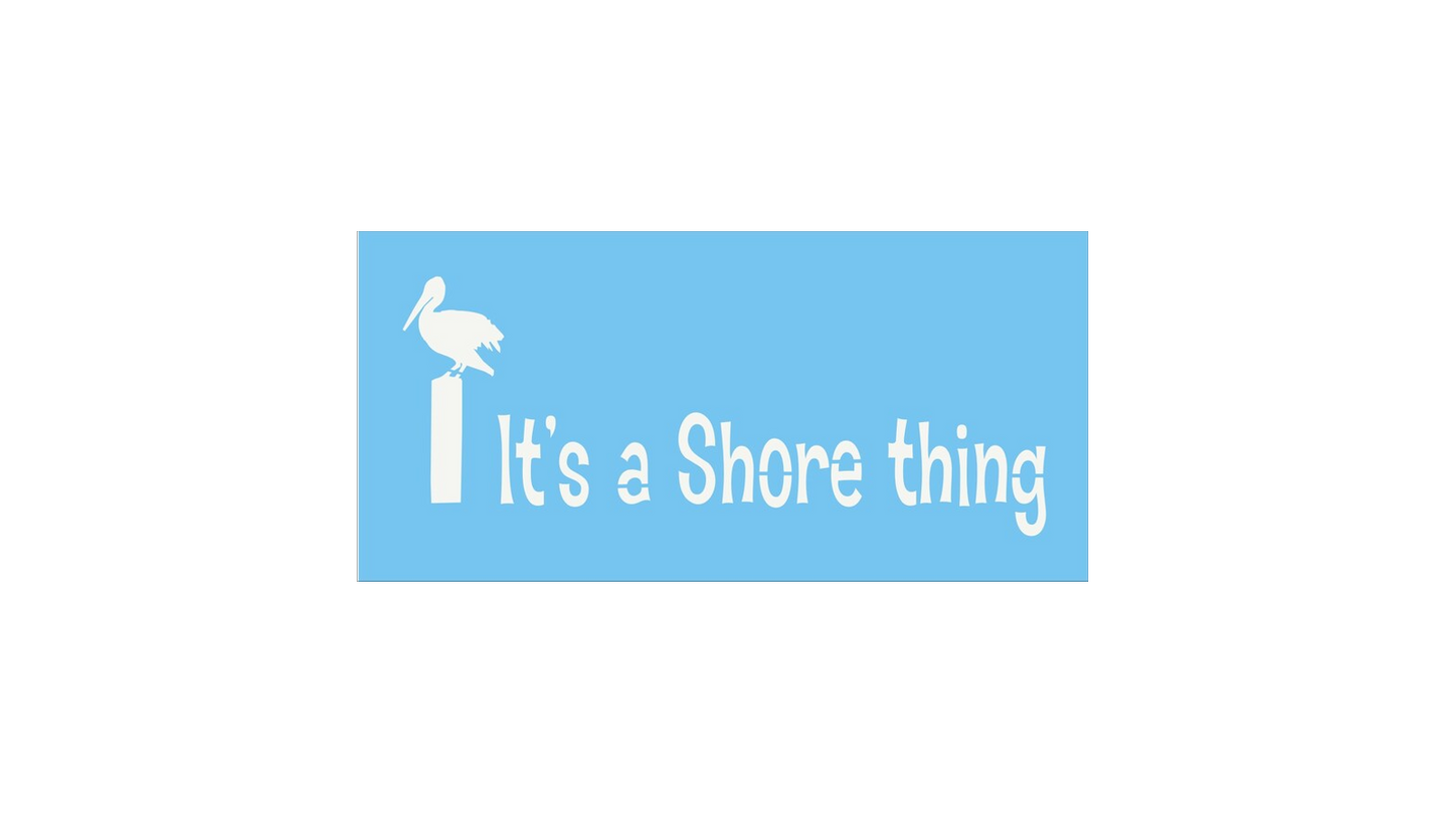 It's a Shore Thing Stencil - Superior Stencils