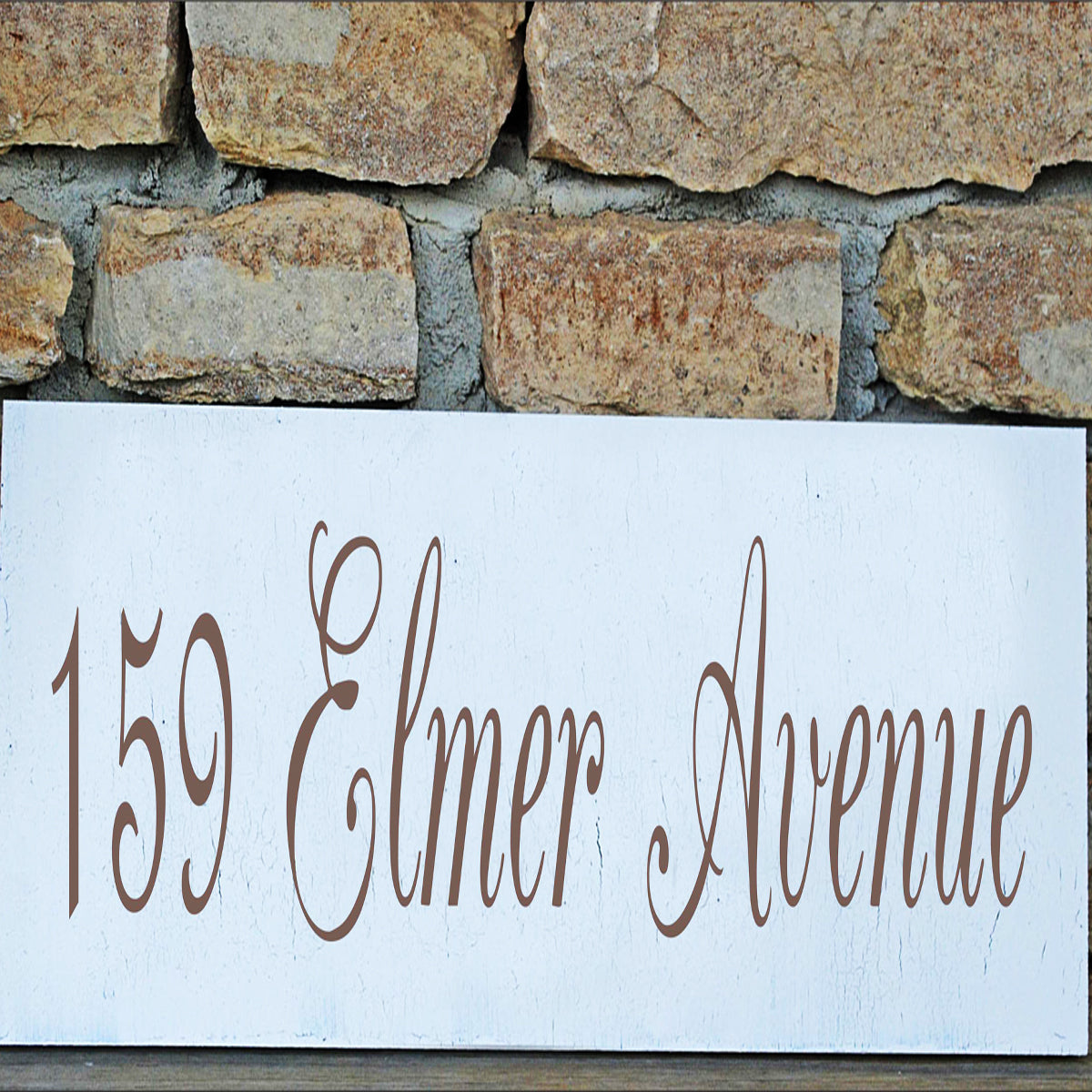 Custom Address Stencil - 1 - Superior Stencils
