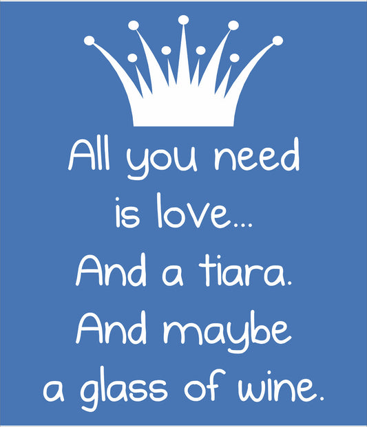 All you need is Love and Wine Stencil - Superior Stencils