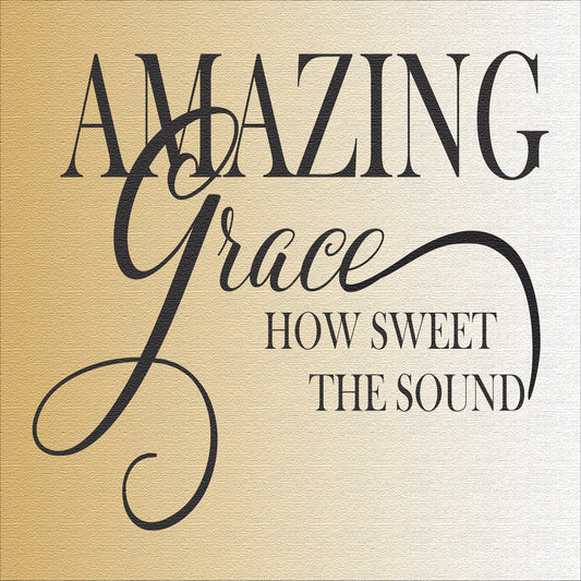 Amazing Grace Stencil - Superior Stencils