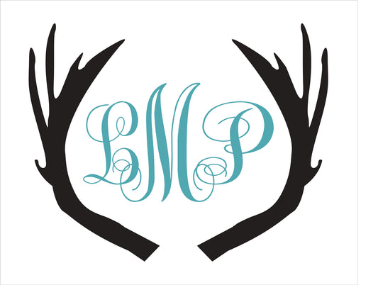 Custom Western Monogram - Wedding Stencil - Superior Stencils