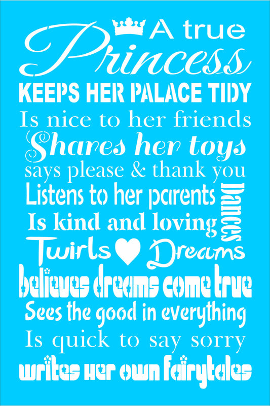 A True Princess Stencil - Superior Stencils