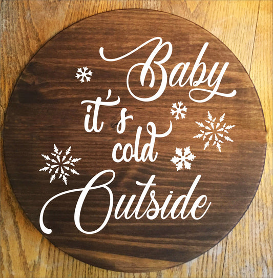 Baby it's Cold Outside Stencil 3 - Superior Stencils