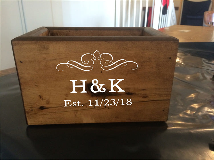 Custom Double Monogram Stencil - Wedding Sign Pattern - Superior Stencils