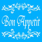 Bon Appetit Kitchen Stencil - Superior Stencils