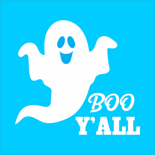 Boo Y'all Stencil - Superior Stencils