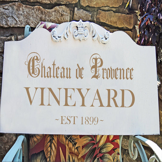 Chateau de Provence VINEYARD Stencil - Superior Stencils