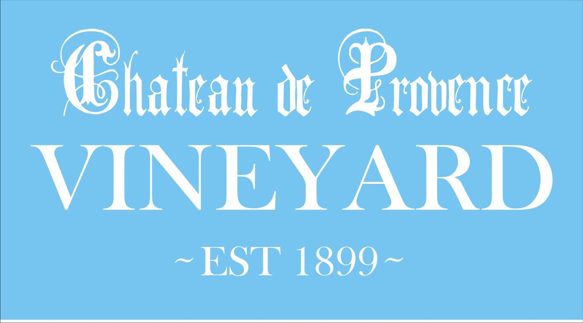 Chateau de Provence VINEYARD Stencil - Superior Stencils