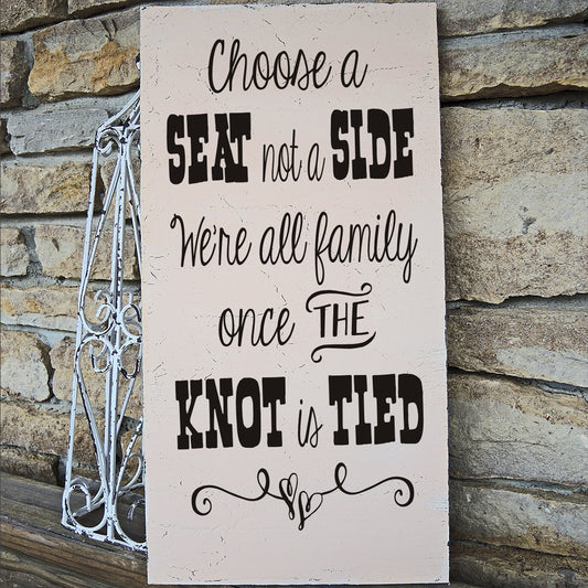 Choose A Seat Stencil  Wedding Seating Stencil - Superior Stencils