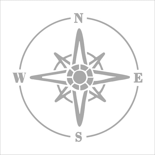 Compass Stencil - 03 - Superior Stencils