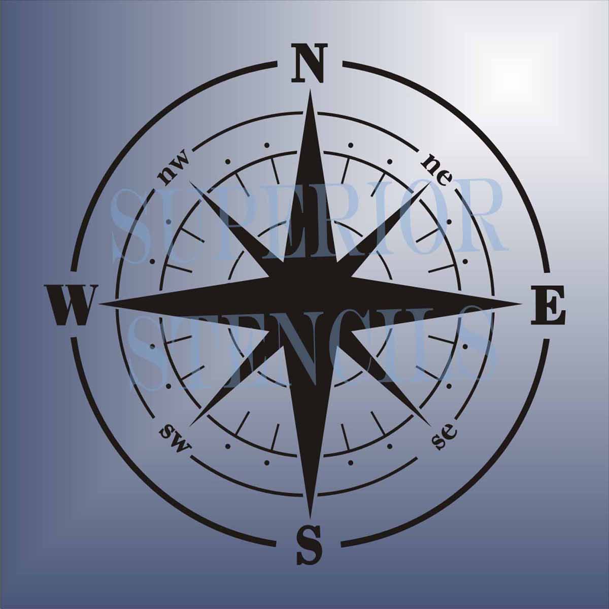 COMPASS Stencil 02 - Superior Stencils