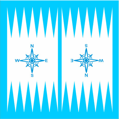 Custom Backgammon Board Stencil - Superior Stencils