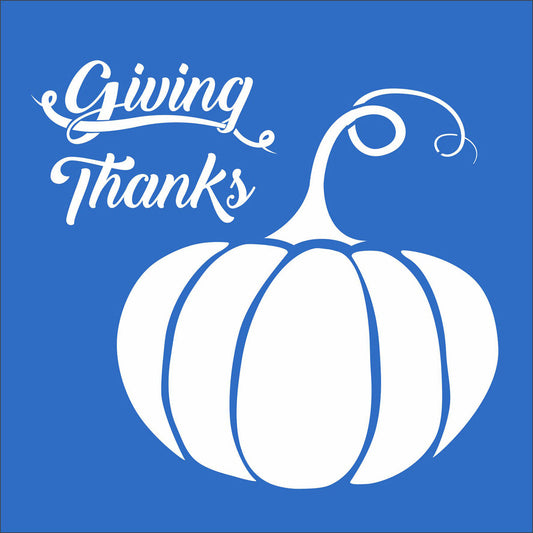 Giving Thanks Stencil - Superior Stencils