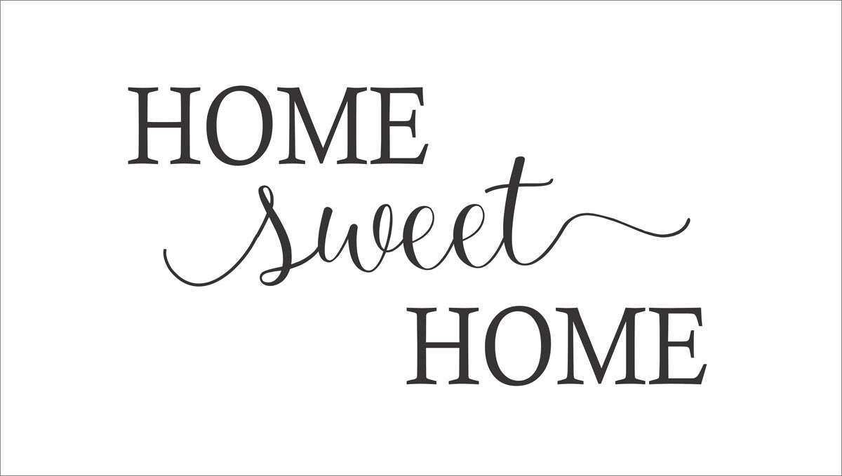 Home Sweet Home Stencil - Superior Stencils