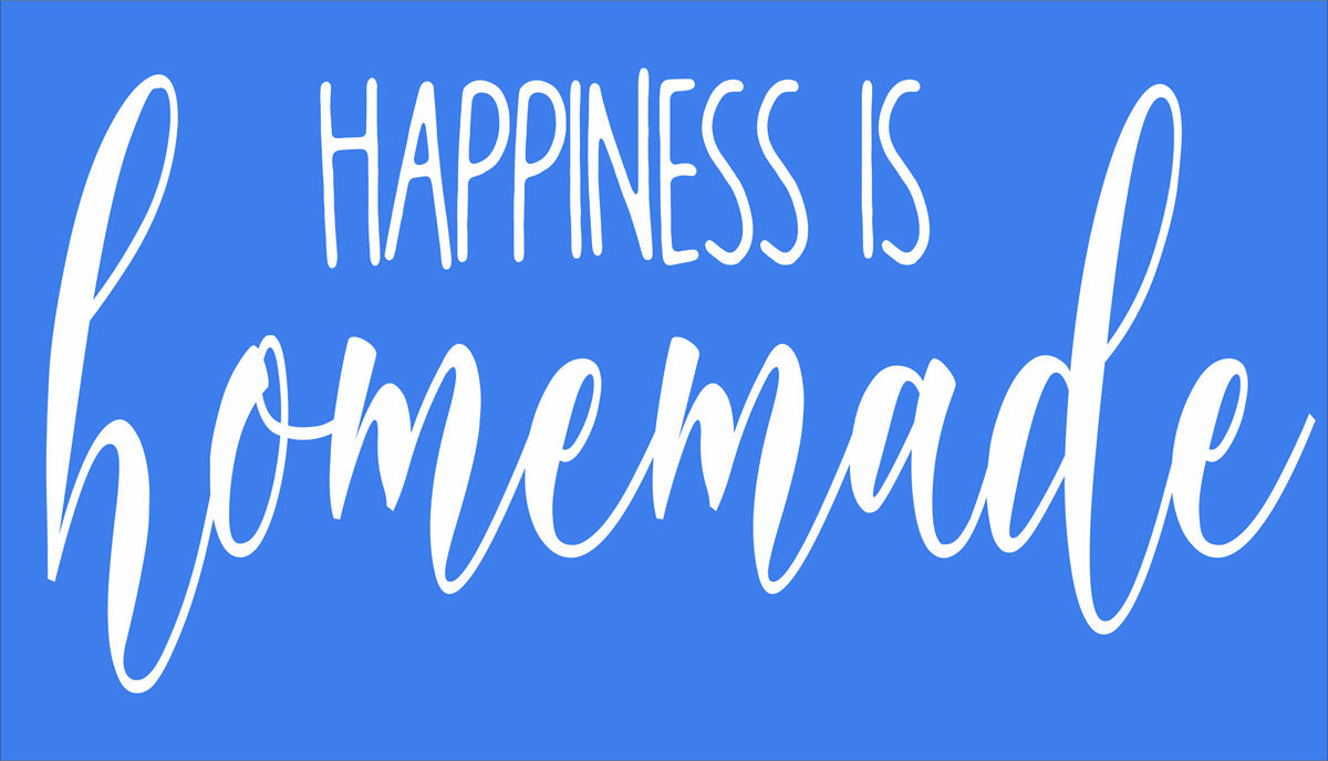 Happiness Is homemade Stencil - Superior Stencils