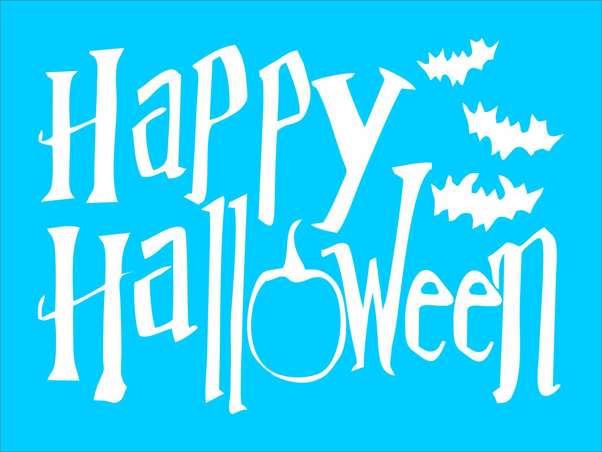 HAPPY HALLOWEEN Stencil - Superior Stencils