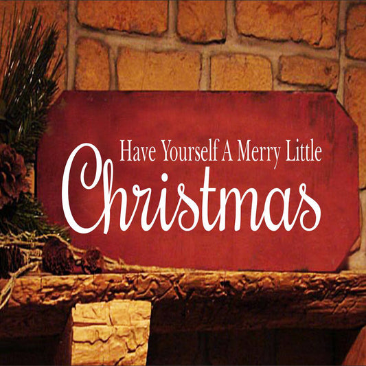 Have Yourself a Merry Little Christmas Stencil 01 - Superior Stencils