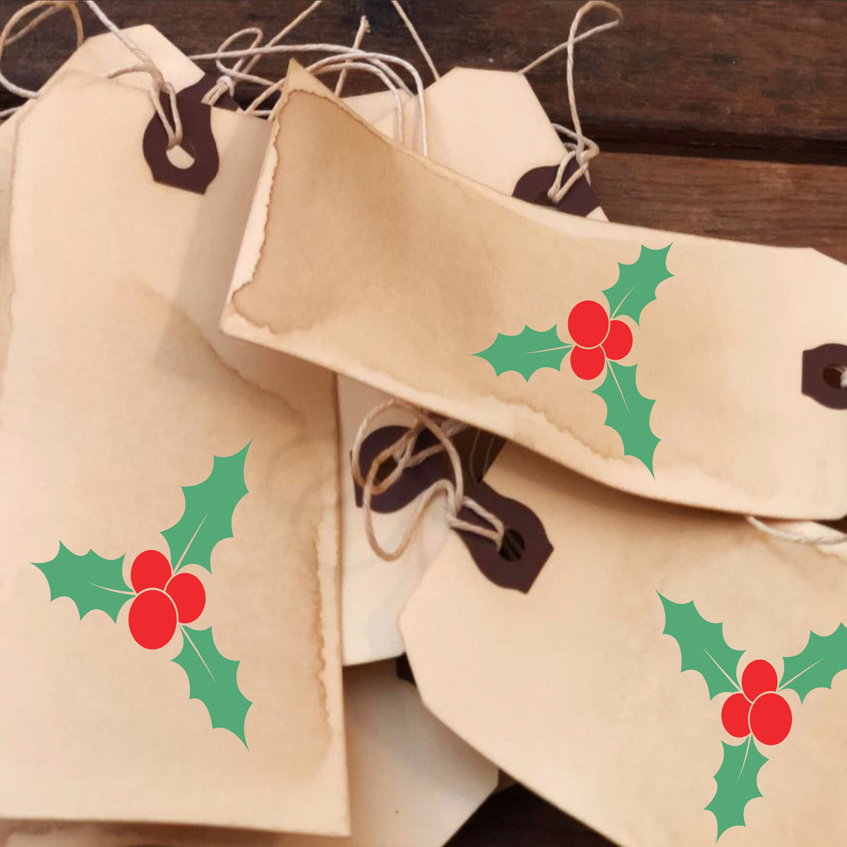 Holly Stencil Mistletoe Stencil - Superior Stencils