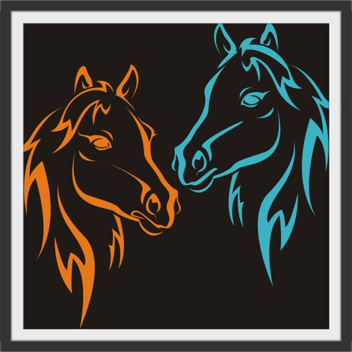 Horses Stencil - Superior Stencils