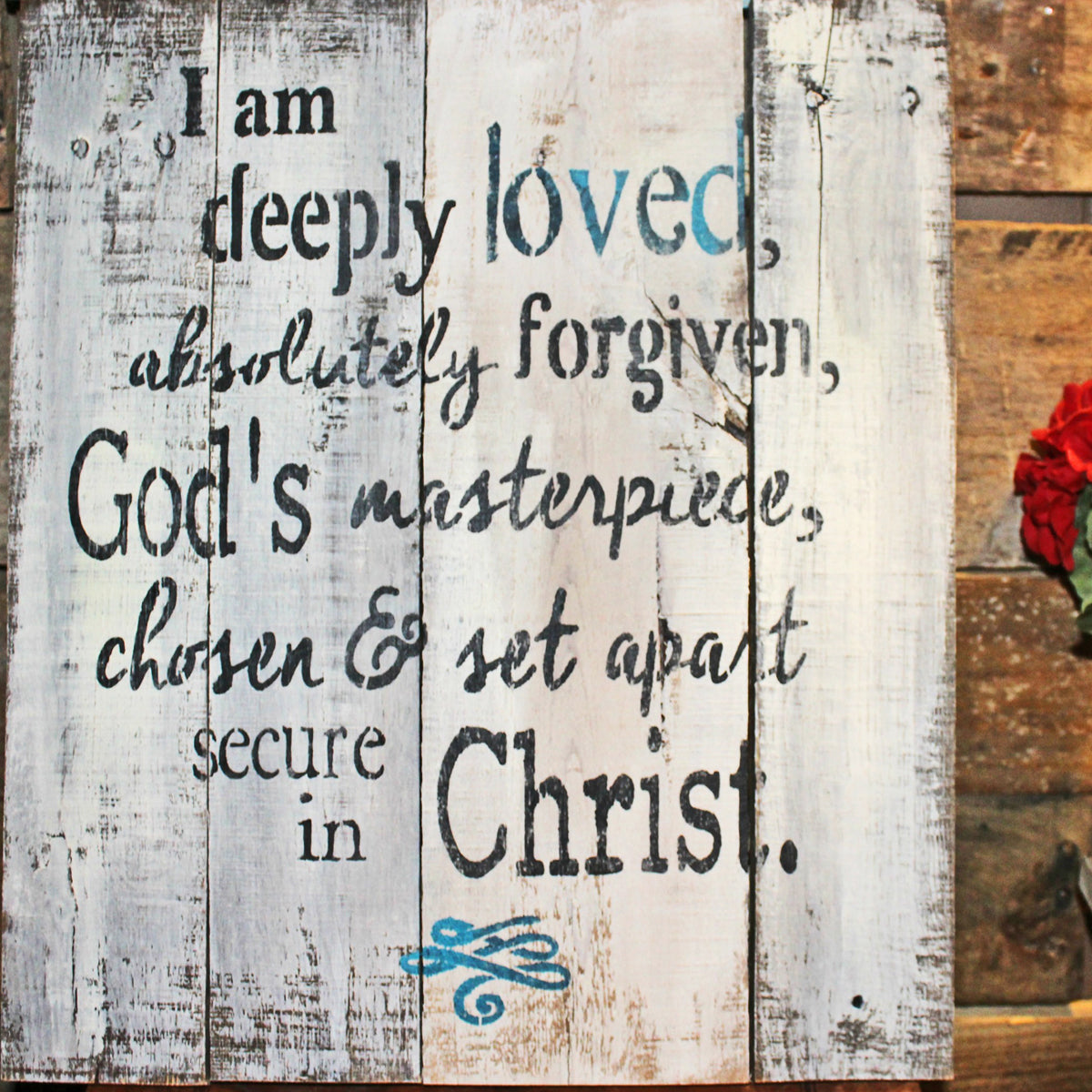 I am deeply loved Stencil - Christian Stencil - Superior Stencils