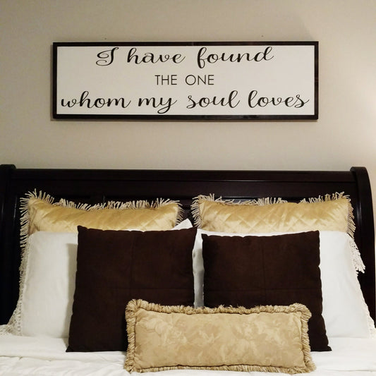 I have found the one whom my Soul loves Stencil - Superior Stencils