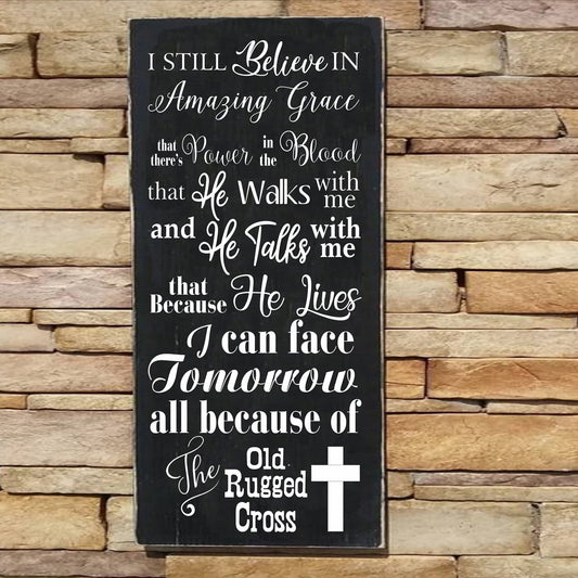 I still believe in Amazing Grace Stencil - Superior Stencils