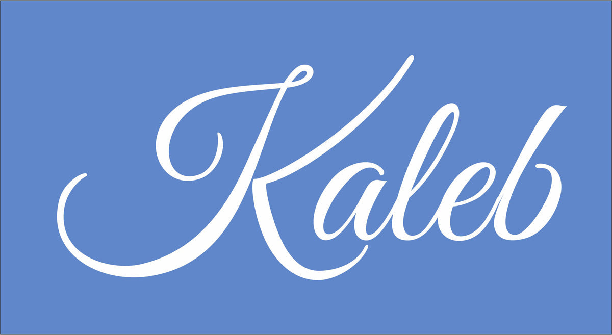 Custom Name Nursery Stencil with Elephant - Superior Stencils