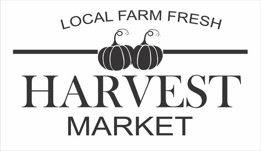 Local Farm Fresh MARKET STENCIL - Superior Stencils