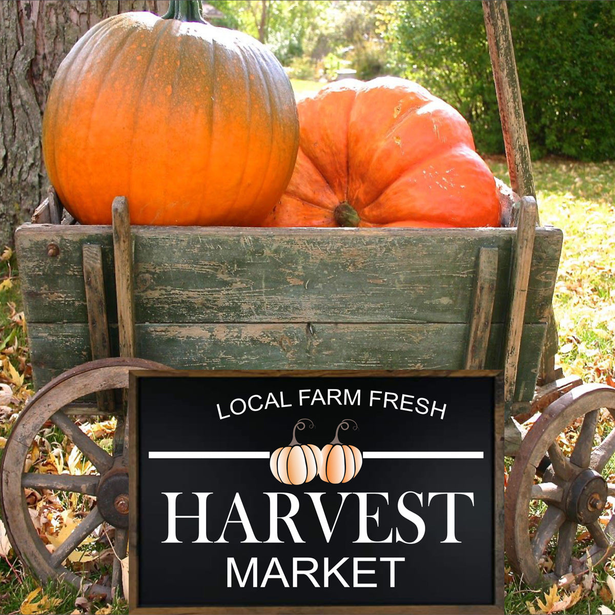 Local Farm Fresh MARKET STENCIL - Superior Stencils