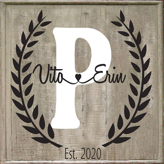 Custom First Names and Date Stencil - Superior Stencils