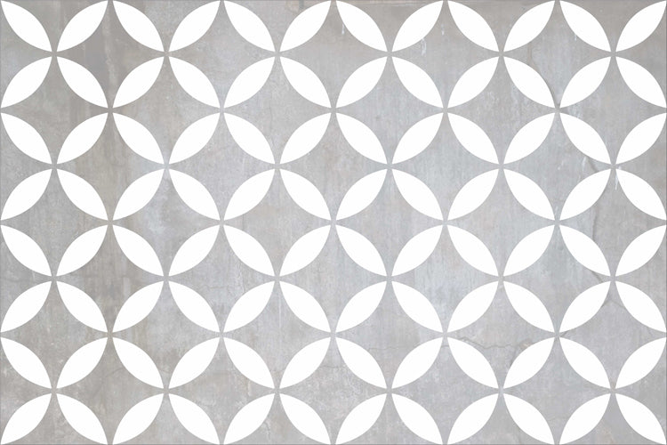 Mod Circle Tile Stencil - Superior Stencils