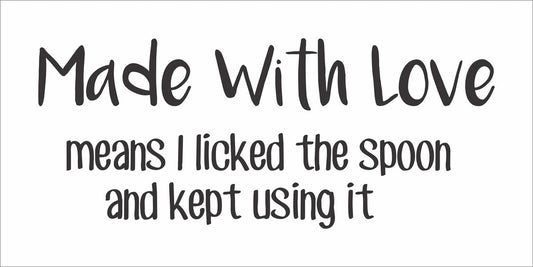 Made with Love Stencil - Superior Stencils