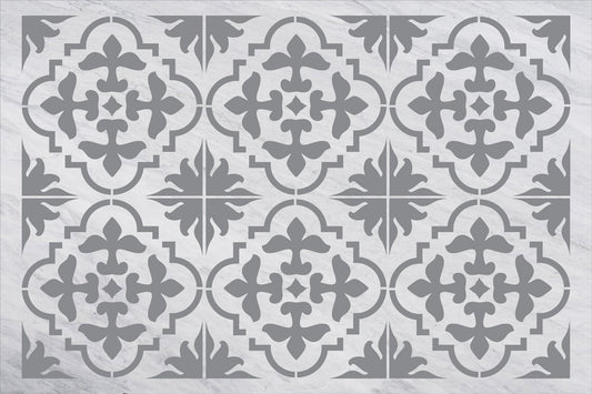 Marrah Tile Stencil - Superior Stencils