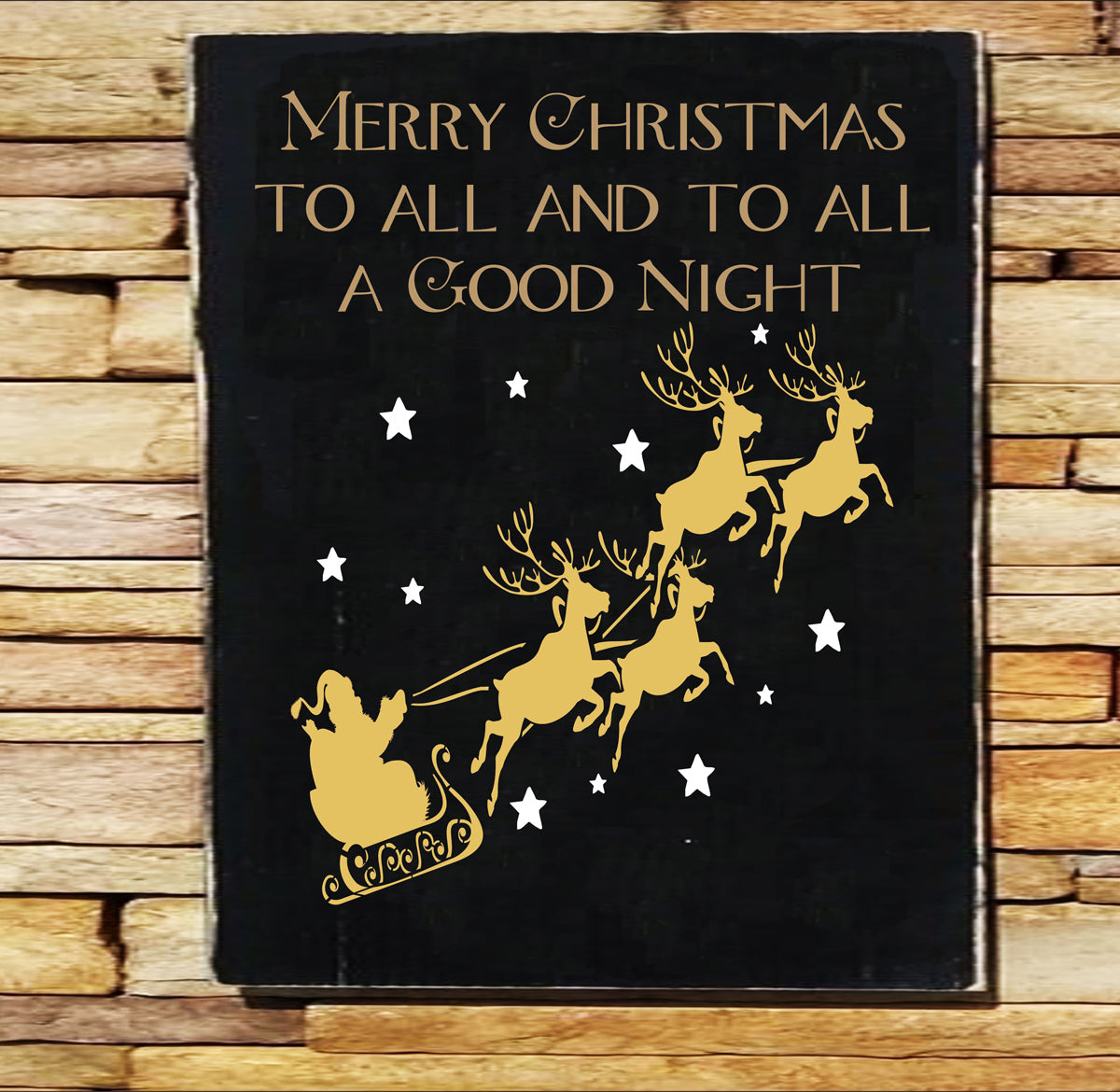 Merry Christmas To All Stencil 21 Sizes Available Christmas Stencil - Superior Stencils